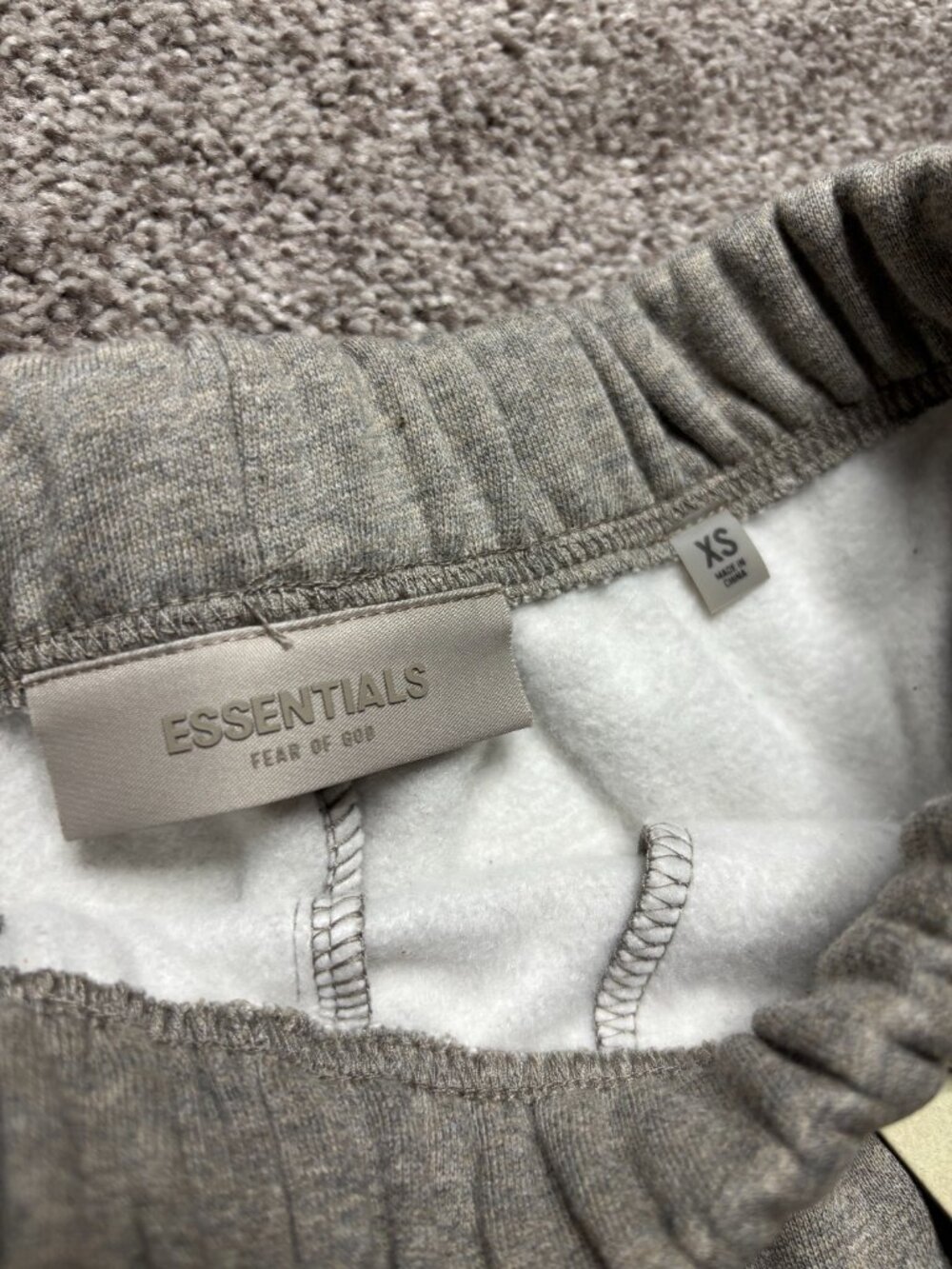 FOG - Fear of God Essentials Dark Oatmeal Shorts - (READ DESCRIPTION) - Picture 7 of 10